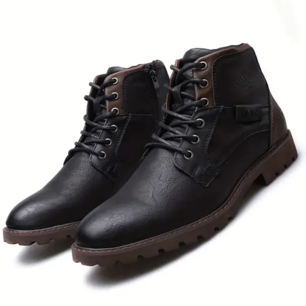 Black Combat Men Boots Non-Slip Outdoor Hiking Boots